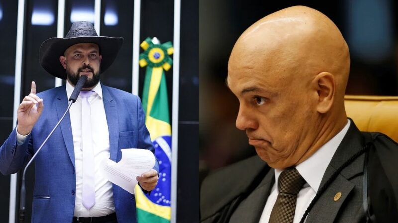 ‘Acabar com a sua vida’: deputado de SC ameaça Moraes em plenário e recua minutos depois