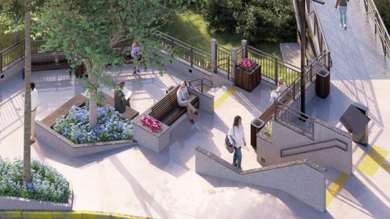 Iniciam as obras de revitalização do Mirante do Parque 23 de Setembro em São Bento do Sul