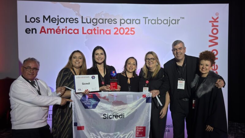 Sicredi está entre as 25 melhores empresas para trabalhar na América Latina