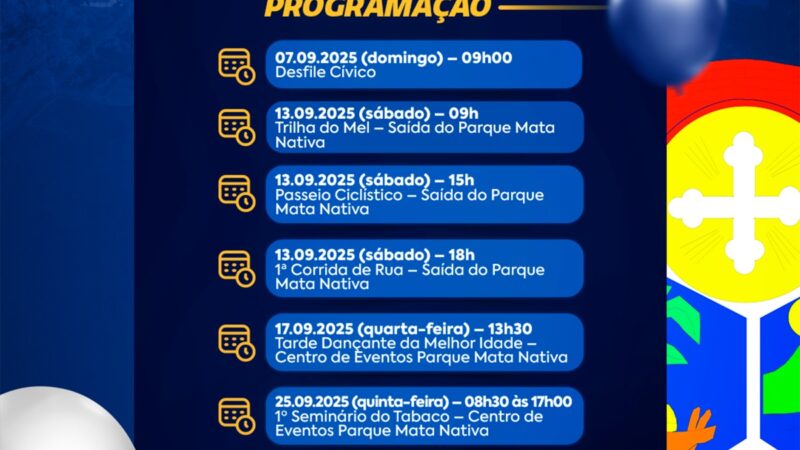 Santa Terezinha celebra 34 anos com programação especial durante o mês de setembro