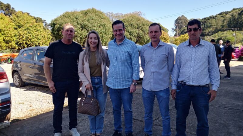 Santa Terezinha recebe novos equipamentos agrícolas em parceria com a Secretaria Estadual de Agricultura