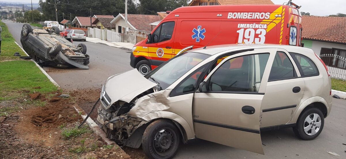 Acidente de trânsito mobiliza Corpo de Bombeiros em Mafra