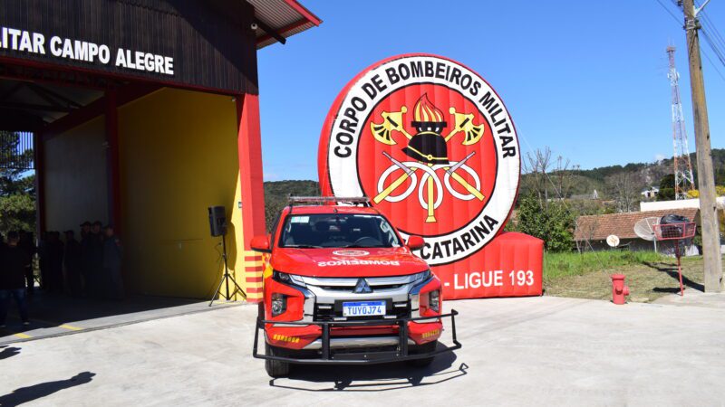 Campo Alegre Recebe Nova Viatura Para o Corpo de Bombeiros