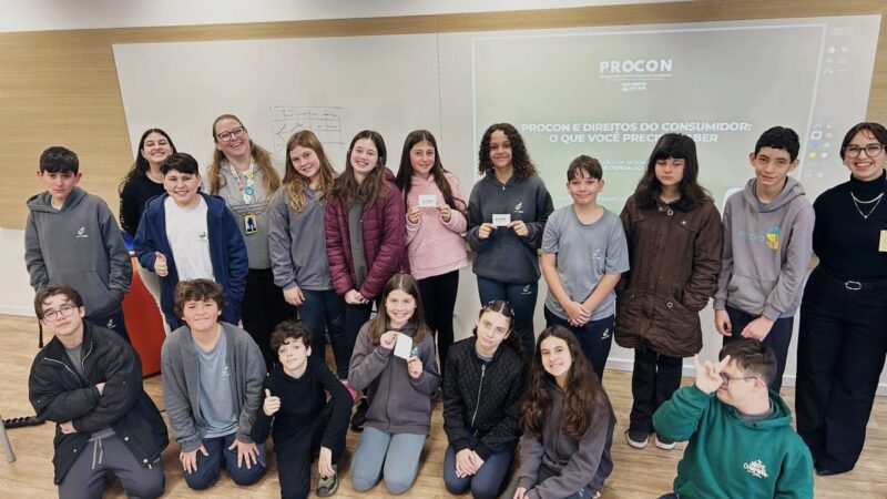 PROCON participou do projeto do SESI “Rumo ao Consumo Consciente”