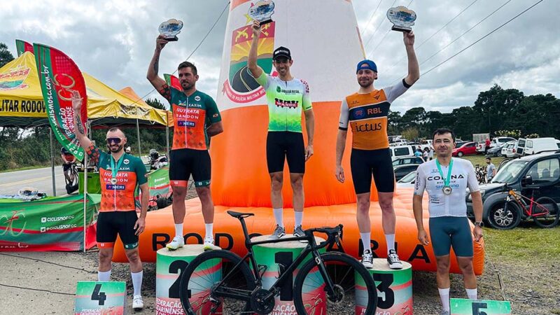 Ciclista jaraguaense é campeão na 7ª etapa do Catarinense de Estrada