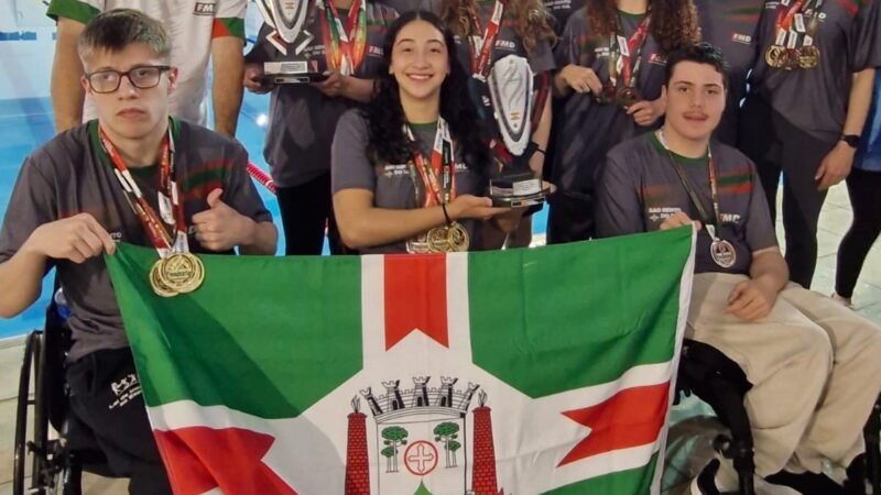 ParaJasc – Equipe de Natação de São Bento do Sul conquista 22 medalhas