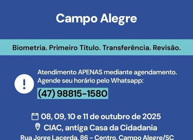 Justiça Eleitoral Em Movimento Trará Atendimento A Campo Alegre Em Outubro