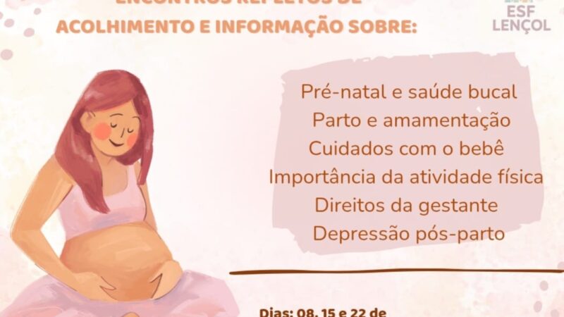 Prefeitura promove 1º Curso para Casais Gestantes com três encontros presenciais em outubro