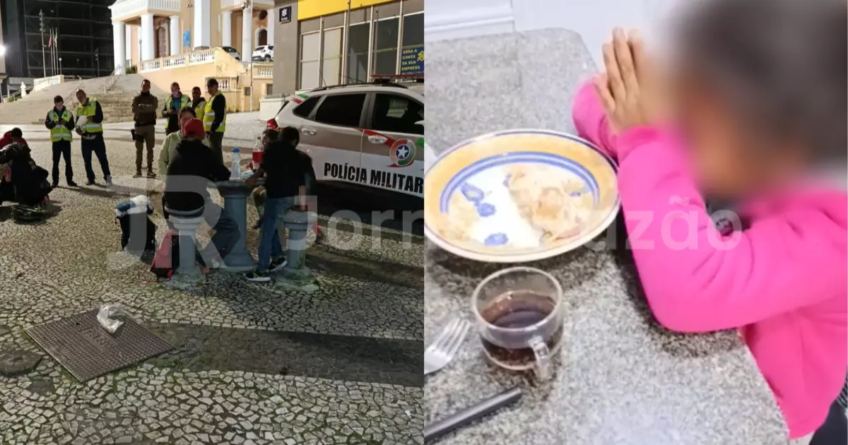 Curitiba envia venezuelanos famintos para Florianópolis: “crianças estavam dormindo na rua”