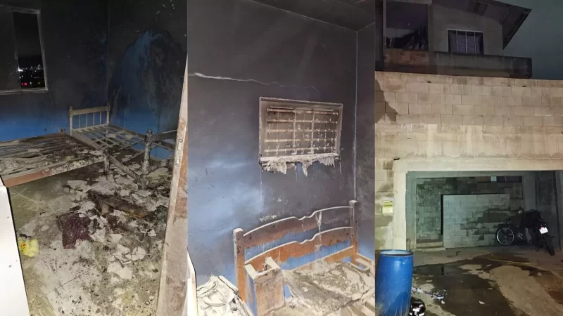 Crianças brincam com isqueiro e provocam incêndio em casa de Camboriú