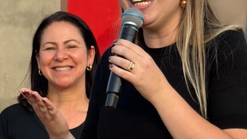 Juliana Maciel inaugura nova praça em Canoinhas com seis mil metros quadrados