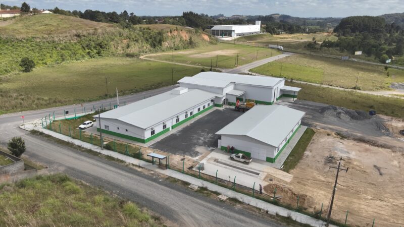 Obras da nova sede da Secretaria de Obras entram na fase final em São Bento do Sul