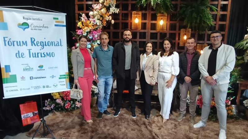 Santa Terezinha marca presença no 2º Fórum Regional de Turismo em Ituporanga