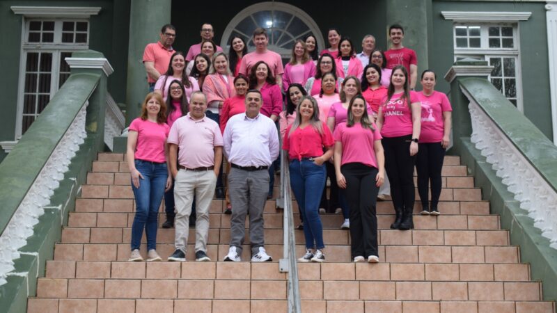 Prefeitura de Campo Alegre Veste Rosa Em Apoio Ao Outubro Rosa
