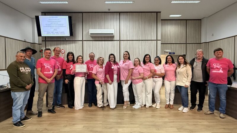 Câmara de Papanduva homenageia voluntárias da Rede Feminina e aprova ações voltadas à saúde e ao desenvolvimento