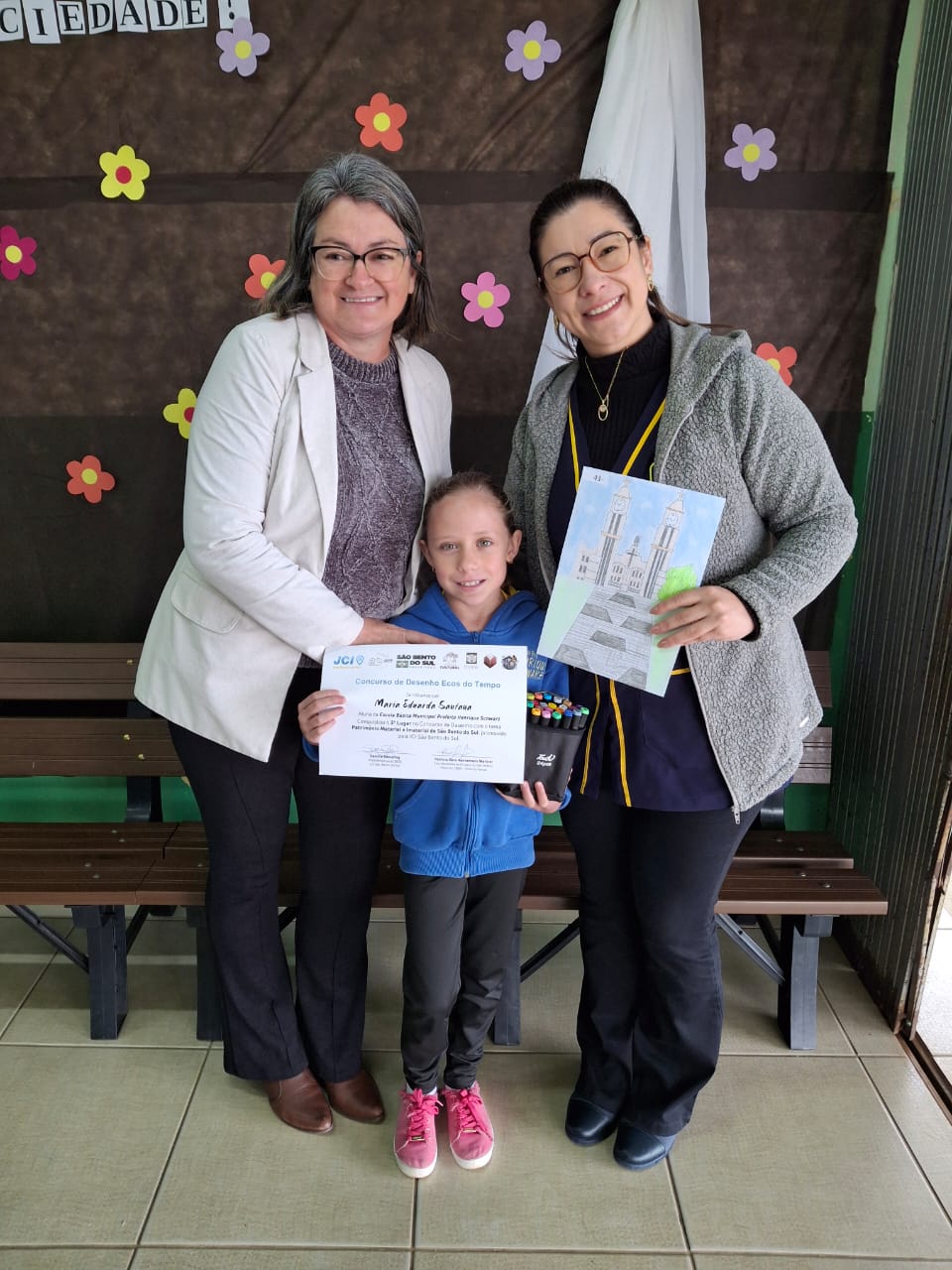 Alunos são premiados no Concurso de Desenho “Ecos do Tempo” promovido pela JCI