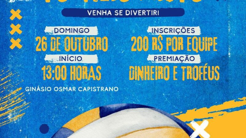 Santa Terezinha promove Torneio de Voleibol Misto neste domingo