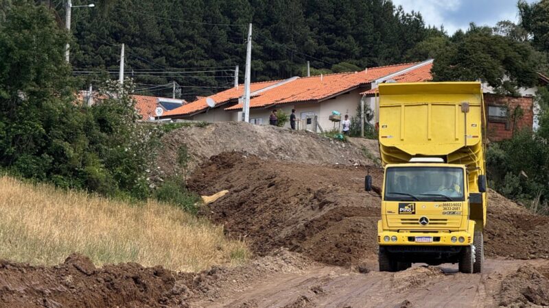Novo acesso ao Residencial Santa Fé começa a sair do papel em São Bento do Sul