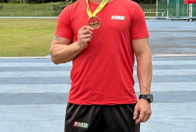 Lucas Azevedo conquista ouro nos 100m rasos da Taça Santa Catarina em grande estilo
