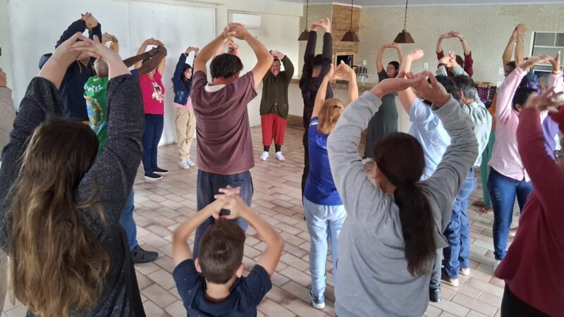 Encerramento animou a tarde desta quarta-feira (29) de pelo menos 50 pessoas que usam os Cras da cidade 