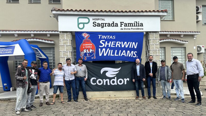 Hospital Sagrada Família recebe projeto social da revitalização externa