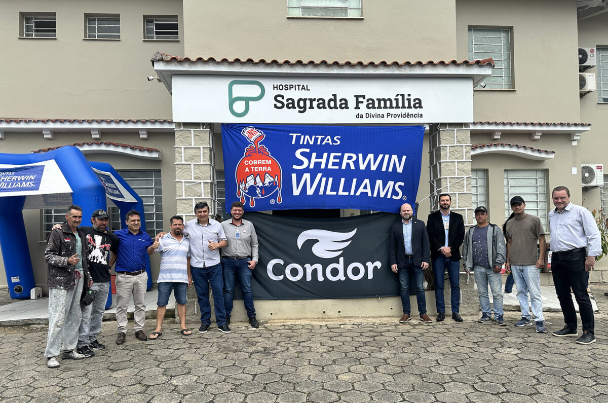 Hospital Sagrada Família recebe projeto social da revitalização externa