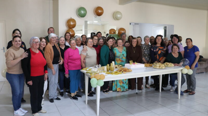 Um momento especial no Grupo da Terceira Idade de Papanduva