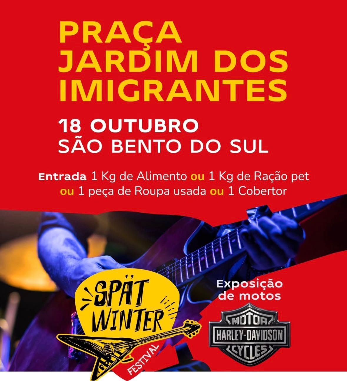 Spätwinter Festival altera trânsito no centro de São Bento do Sul a partir desta quinta-feira (16)
