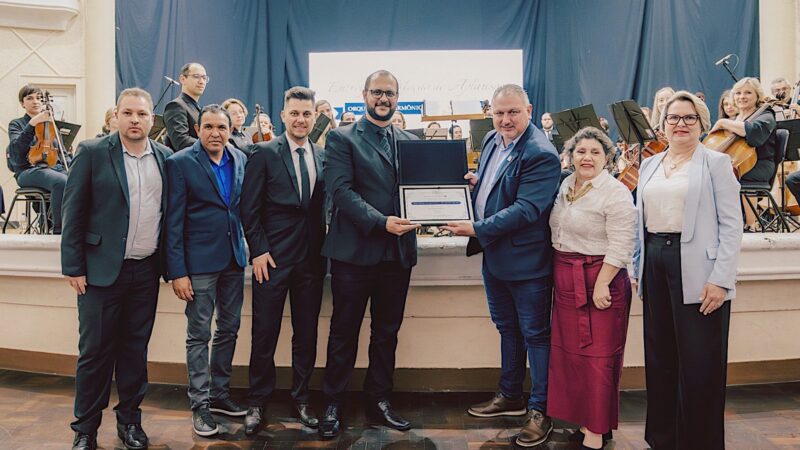 Orquestra São Bento do Sul é homenageada pela Câmara Municipal