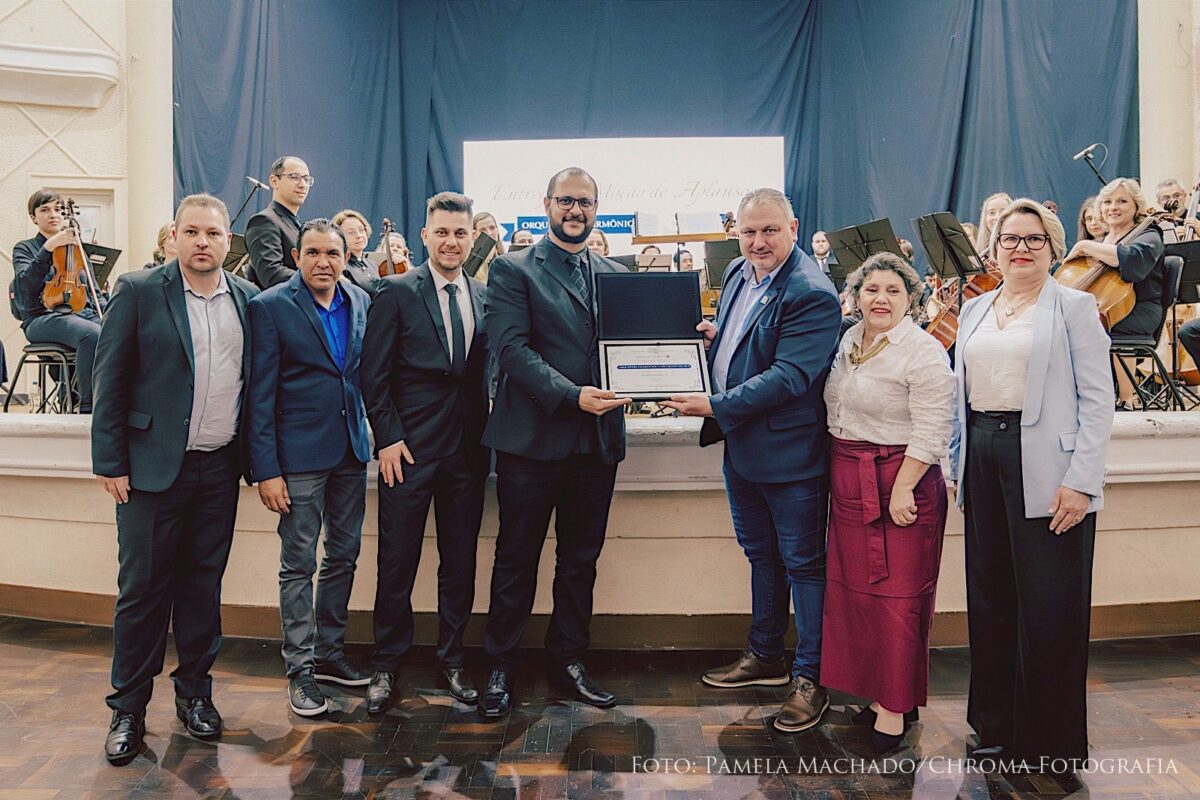 Orquestra São Bento do Sul é homenageada pela Câmara Municipal