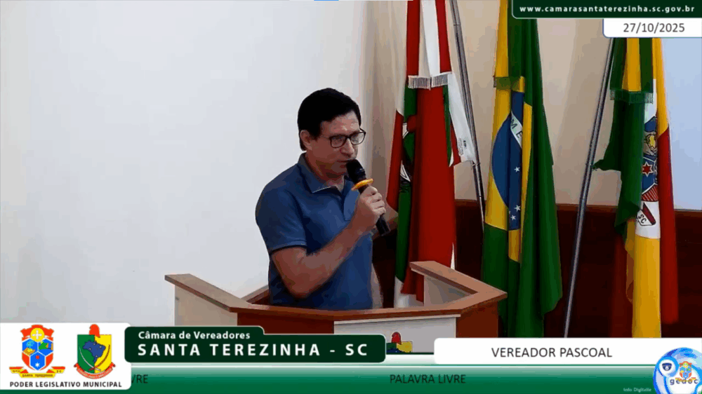 Vereador Pascoal Schultz destaca avanços em obras, iluminação pública e investimentos obtidos por meio de parcerias em Santa Terezinha