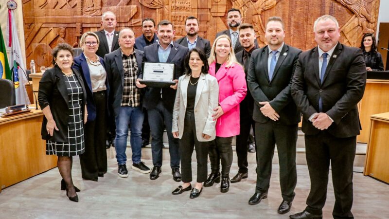 Câmara de Vereadores de São Bento do Sul realiza sessão especial de entrega de moções de aplausos