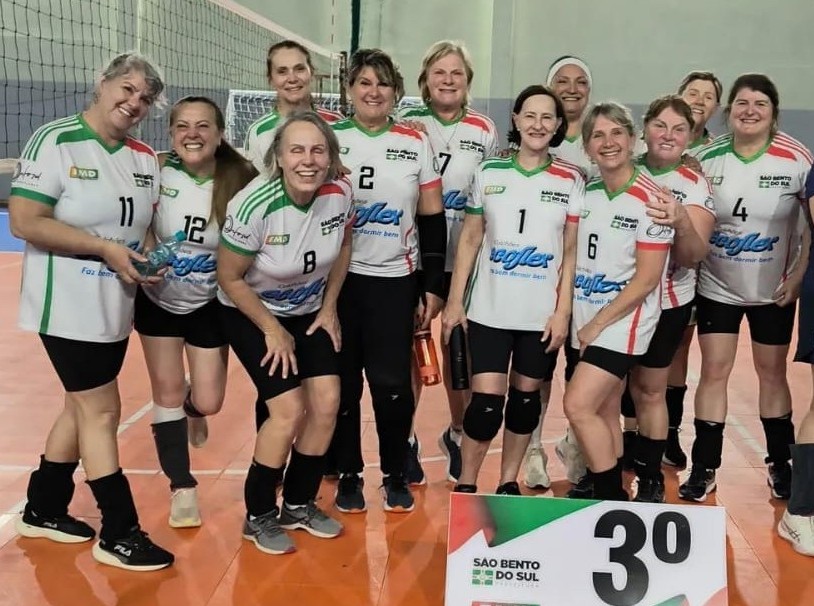 Vôlei 60+ de São Bento brilha e conquista o tricampeonato invicto da Copa Ralf Egerland