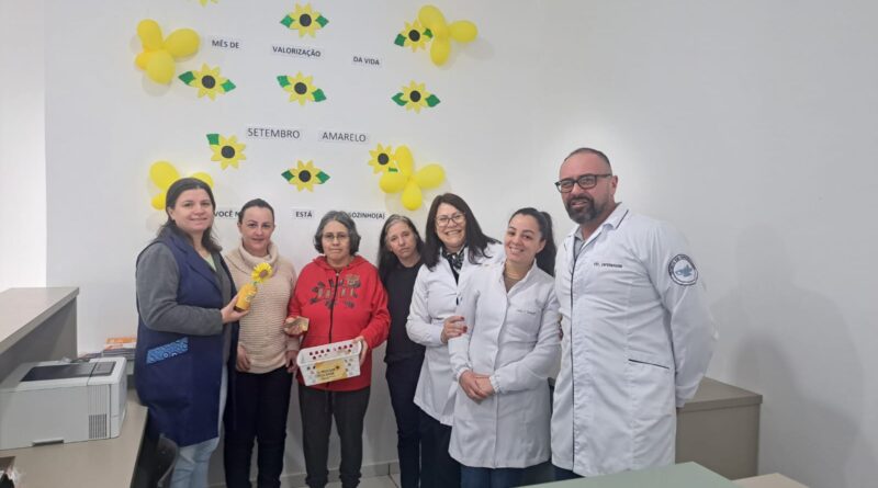 CAPS encerra o Setembro Amarelo com gesto simbólico de cuidado e esperança