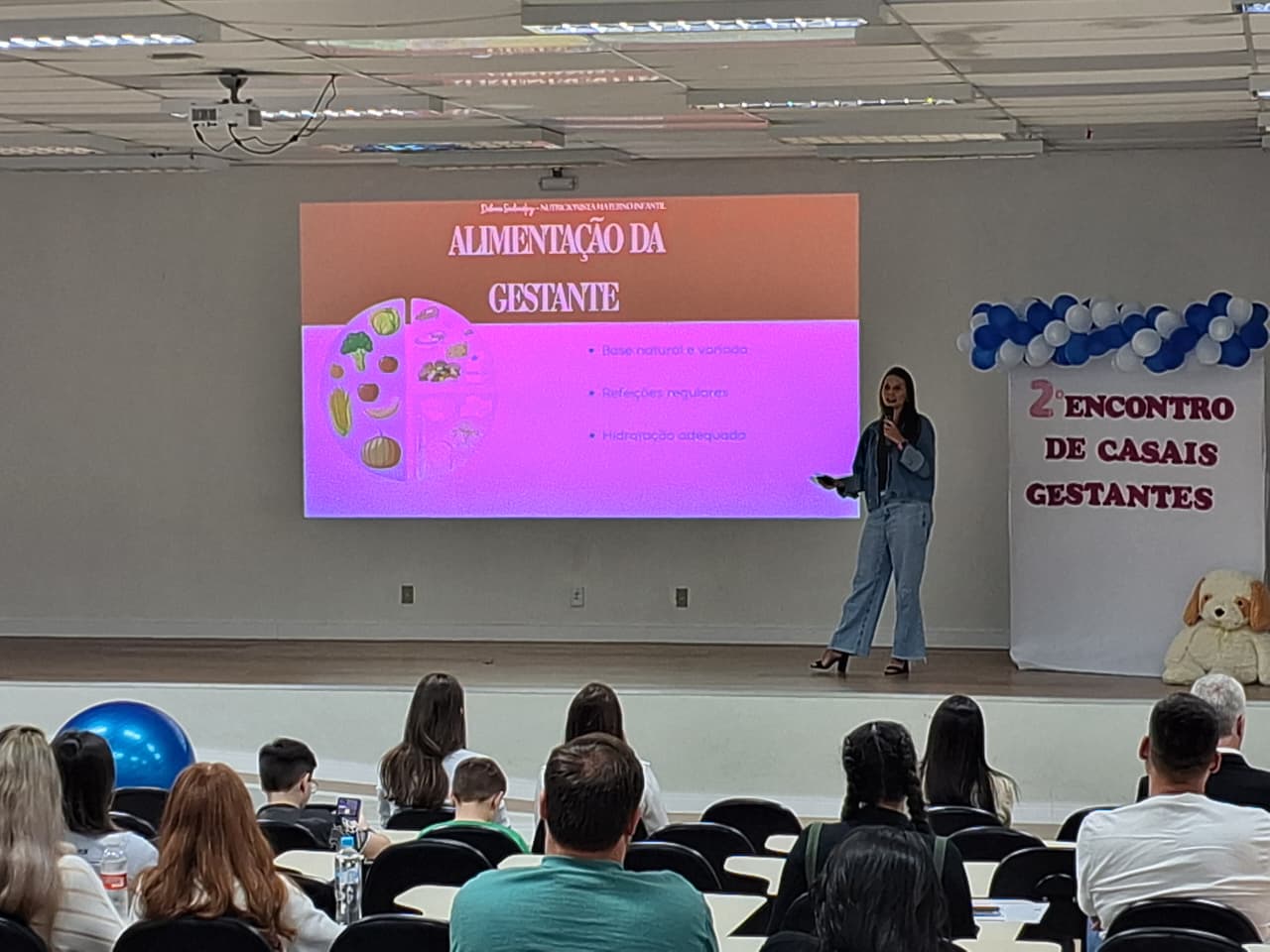 Segundo dia do Curso de Gestantes aborda nutrição, fisioterapia pélvica e parto humanizado