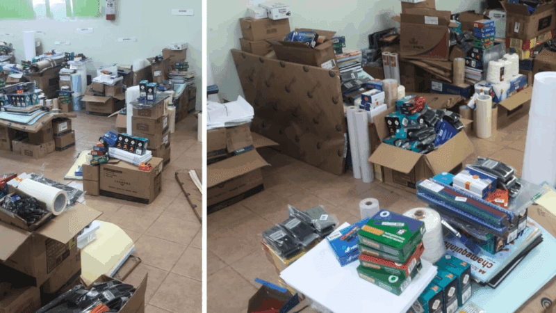 Prefeitura de Canoinhas investe mais de R$ 100 mil em materiais de expediente para escolas municipais