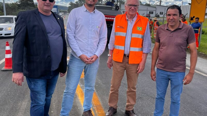 Bancada do PL lidera força-tarefa que acelera implantação de lombadas e iluminação no Acesso Oeste da SC-418