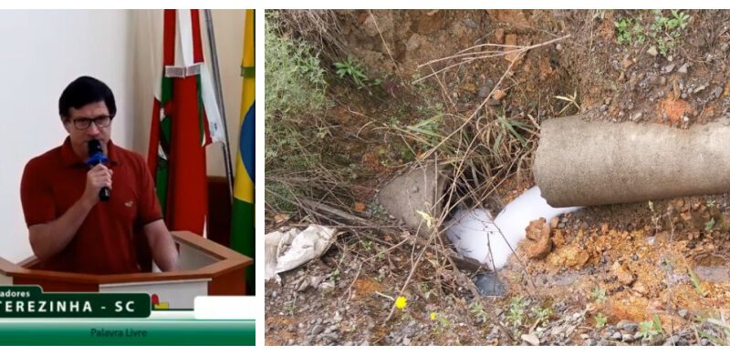 VEREADOR PASCOAL SCHULTZ DENUNCIA DESCASO NO CRAVEIRO: “O ESGOTO CORRE SOLTO E A PREFEITURA FINGE QUE NÃO VÊ! PROMETERAM RESOLVER HÁ MESES, MAS O FEDOR CONTINUA