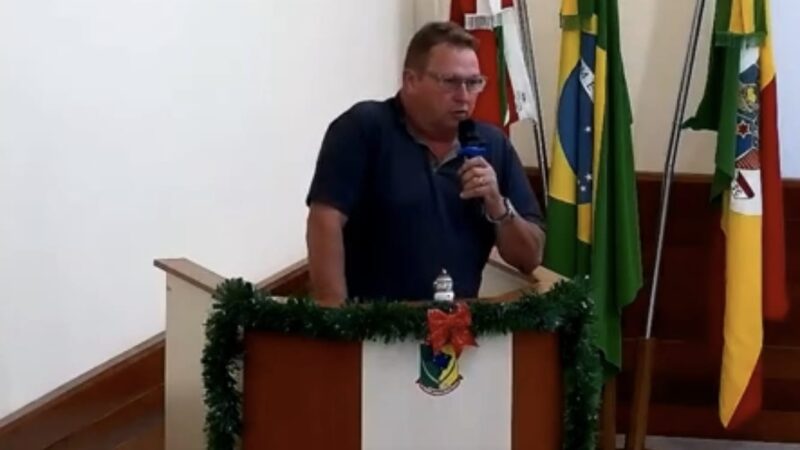 Na Tribuna, Evaldo Bauer detalha avanços e anuncia instalação de caixa eletrônico para Santa Terezinha