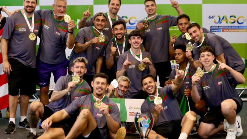 Punhobol de São Bento do Sul conquista bicampeonato invicto nos Jasc 2025