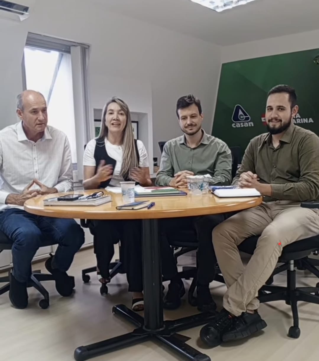 Prefeita anuncia instalação de nova agência da CASAN em Santa Terezinha