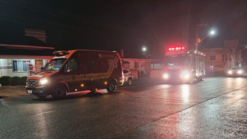 Homem de 27 anos é atropelado no bairro Hospital, em Papanduva