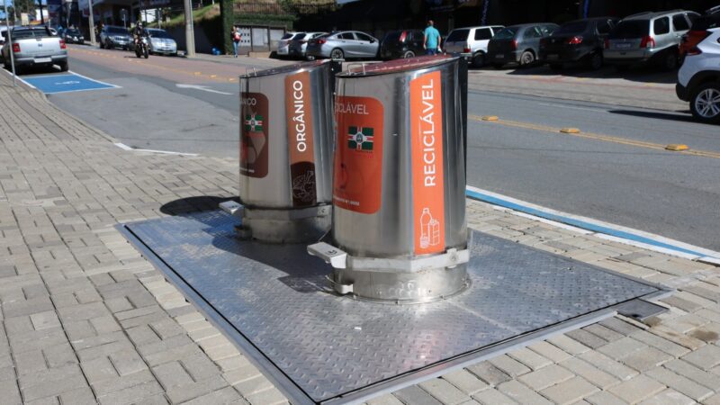 São Bento do Sul amplia uso de lixeiras subterrâneas para modernizar a gestão de resíduos