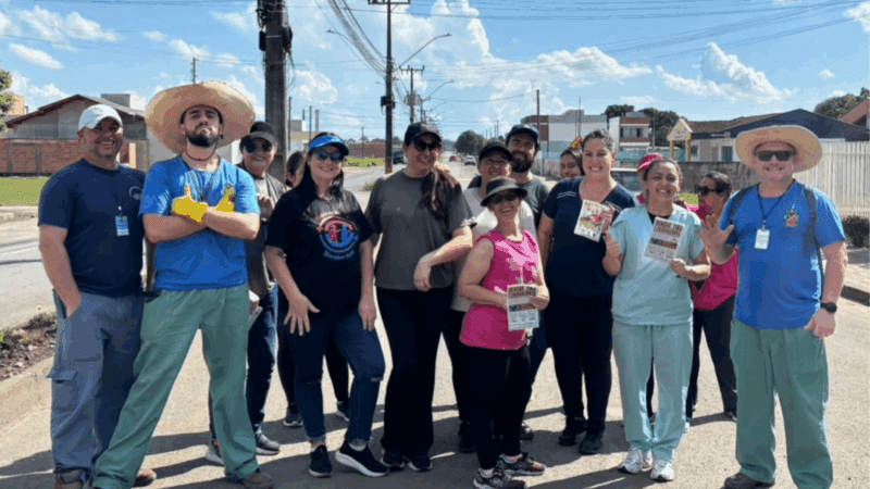 Equipes realizam mutirões e reforçam orientação para evitar dengue em Canoinhas