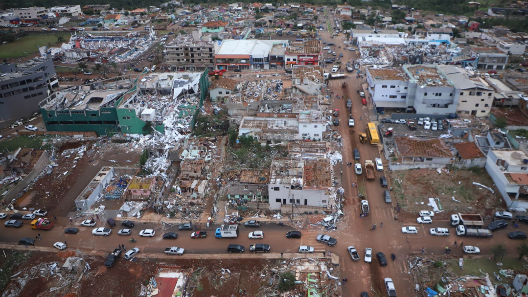 Canoinhas inicia campanha de arrecadação para auxiliar famílias atingidas por tornado no Paraná