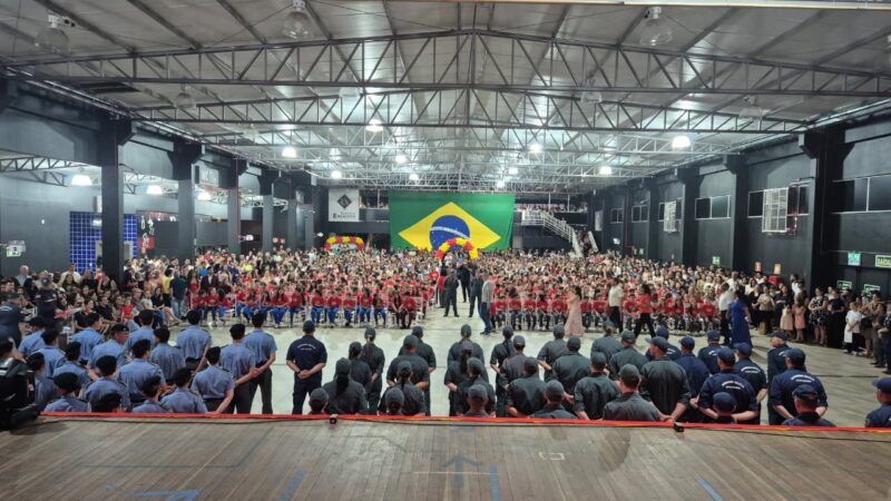 Solenidade em Porto União celebra entrega de equipamentos, promoções e formatura dos Programas Sociais do CBMSC