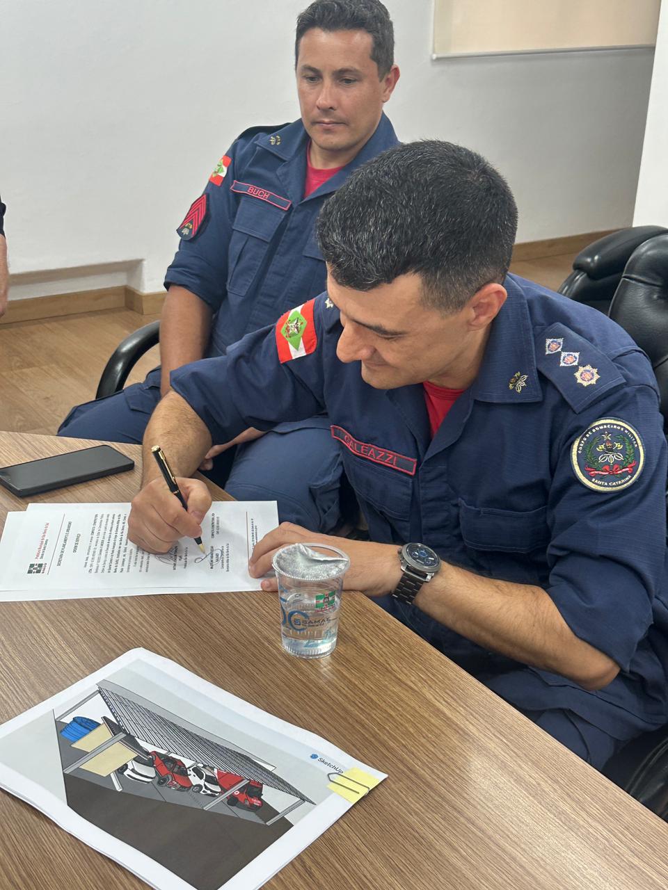 São Bento do Sul autoriza reforma e pintura do Quartel Central e Posto Avançado dos Bombeiros