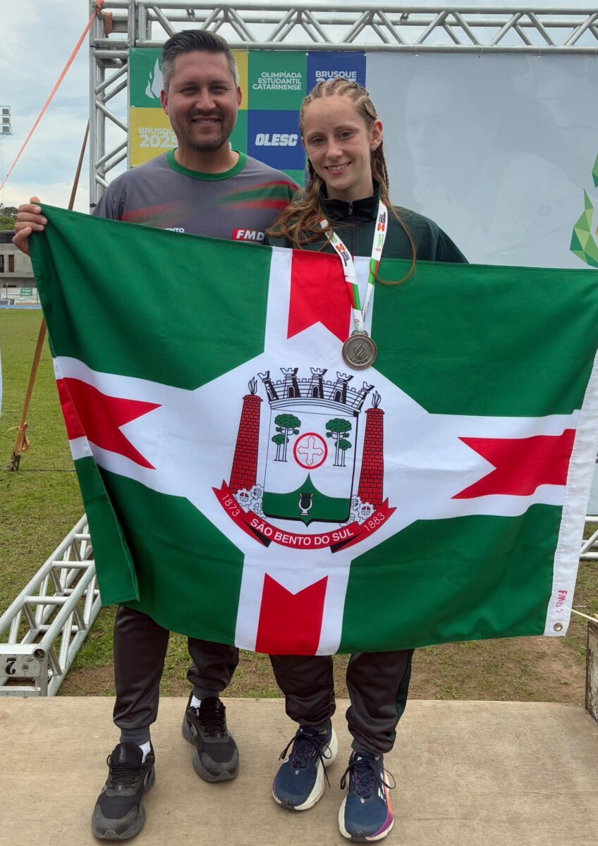 Lavínia Brunello, destaque do atletismo catarinense, será homenageada pela FCA