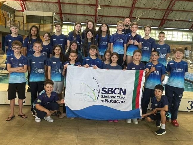 Natação de São Bento do Sul disputa a 4ª Etapa do Festival Mirim e Petiz em Florianópolis