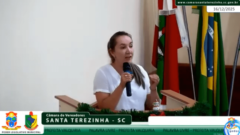 Prefeita Valquíria Schwarz apresenta balanço do primeiro ano de governo na Câmara de Vereadores